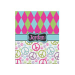 Harlequin & Peace Signs Poster - Matte - 20x24 (Personalized)