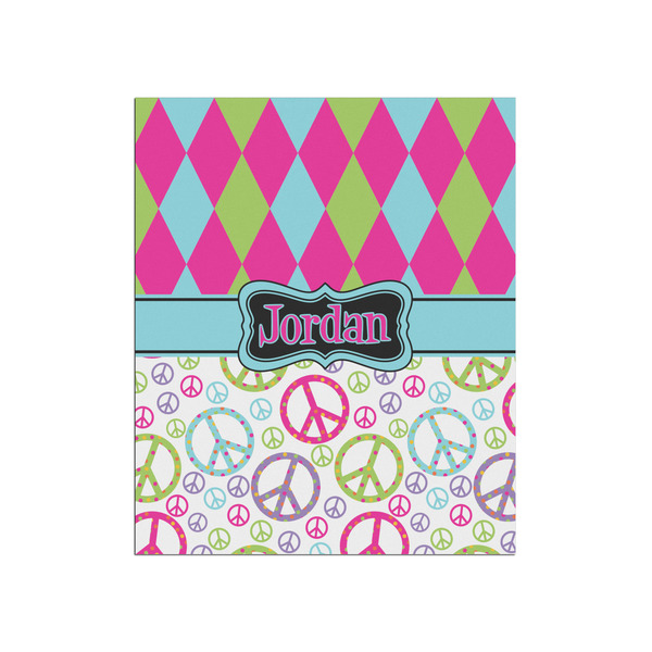 Custom Harlequin & Peace Signs Poster - Matte - 20x24 (Personalized)