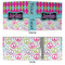 Harlequin & Peace Signs 3 Ring Binders - Full Wrap - 3" - APPROVAL