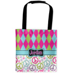 Harlequin & Peace Signs Auto Back Seat Organizer Bag (Personalized)