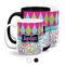 Harlequin & Peace Signs Coffee Mugs Main