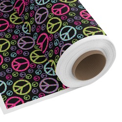 Harlequin & Peace Signs Fabric by the Yard - Spun Polyester Poplin