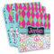 Harlequin & Peace Signs Full Wrap Binders - PARENT/MAIN