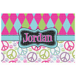 Harlequin & Peace Signs Jigsaw Puzzle - 1000-piece (Personalized)