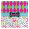 Harlequin & Peace Signs Microfiber Dish Rag - APPROVAL