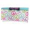 Harlequin & Peace Signs Microfiber Dish Rag - FOLDED (half)