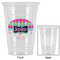 Harlequin & Peace Signs Party Cups - 16oz - Approval