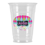 Harlequin & Peace Signs Party Cups - 16oz (Personalized)