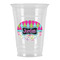 Harlequin & Peace Signs Party Cups - 16oz - Front/Main