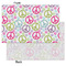 Harlequin & Peace Signs Tissue Paper - Heavyweight - Small - Front & Back