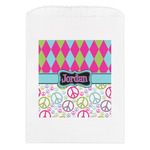 Harlequin & Peace Signs Treat Bag (Personalized)