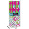 Harlequin & Peace Signs Wine Gift Bag - Dimensions