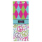 Harlequin & Peace Signs Wine Gift Bag - Matte - Front