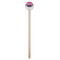 Harlequin & Peace Signs Wooden 7.5" Stir Stick - Round - Single Stick