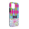 Harlequin & Peace Signs iPhone 13 Tough Case - Angle