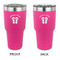 FlipFlop 30 oz Stainless Steel Ringneck Tumblers - Pink - Double Sided - APPROVAL