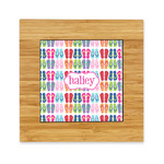 FlipFlop Bamboo Trivet with Ceramic Tile Insert (Personalized)