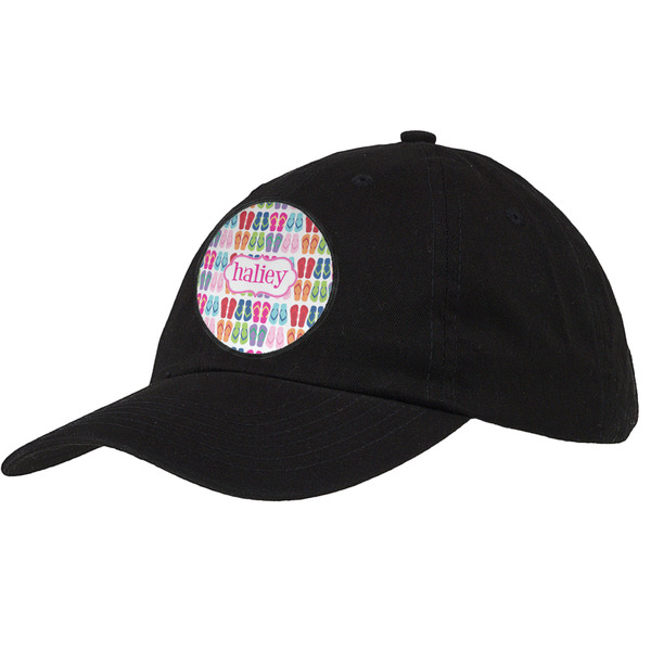 Custom FlipFlop Baseball Cap - Black (Personalized)