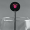 FlipFlop Black Plastic 5.5" Stir Stick - Round - Main