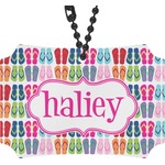 FlipFlop Rear View Mirror Ornament (Personalized)