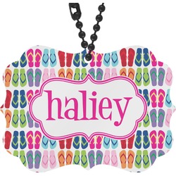 FlipFlop Rear View Mirror Charm (Personalized)