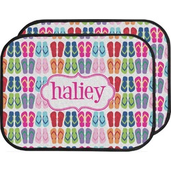 FlipFlop Car Floor Mats (Back Seat) (Personalized)