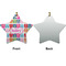 FlipFlop Ceramic Flat Ornament - Star Front & Back (APPROVAL)