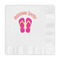 FlipFlop Embossed Decorative Napkins (Personalized)