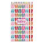 FlipFlop Colored Pencils (Personalized)