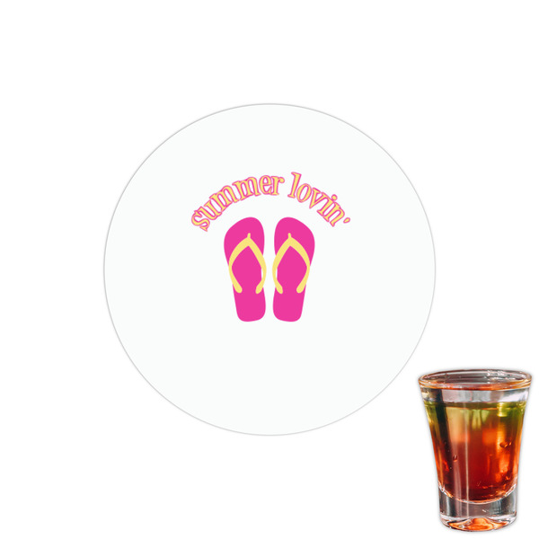 Custom FlipFlop Printed Drink Topper - 1.5" (Personalized)