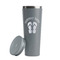 FlipFlop Grey RTIC Everyday Tumbler - 28 oz. - Lid Off