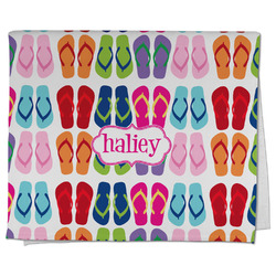 FlipFlop Kitchen Towel - Poly Cotton w/ Name or Text