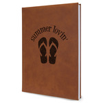 FlipFlop Leather Sketchbook - Large - Single Sided (Personalized)