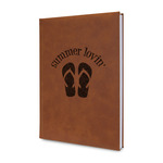 FlipFlop Leather Sketchbook - Small - Single Sided (Personalized)