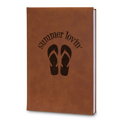 FlipFlop Leatherette Journal - Large - Double Sided (Personalized)