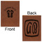 FlipFlop Leatherette Sketchbooks - Large - Double Sided - Front & Back View