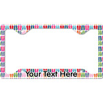 FlipFlop License Plate Frame - Style C (Personalized)