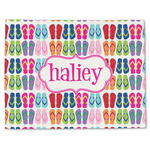 FlipFlop Single-Sided Linen Placemat - Single w/ Name or Text