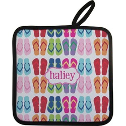 FlipFlop Pot Holder w/ Name or Text