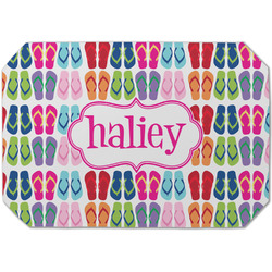 FlipFlop Dining Table Mat - Octagon (Single-Sided) w/ Name or Text