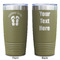 FlipFlop Olive Polar Camel Tumbler - 20oz - Double Sided - Approval