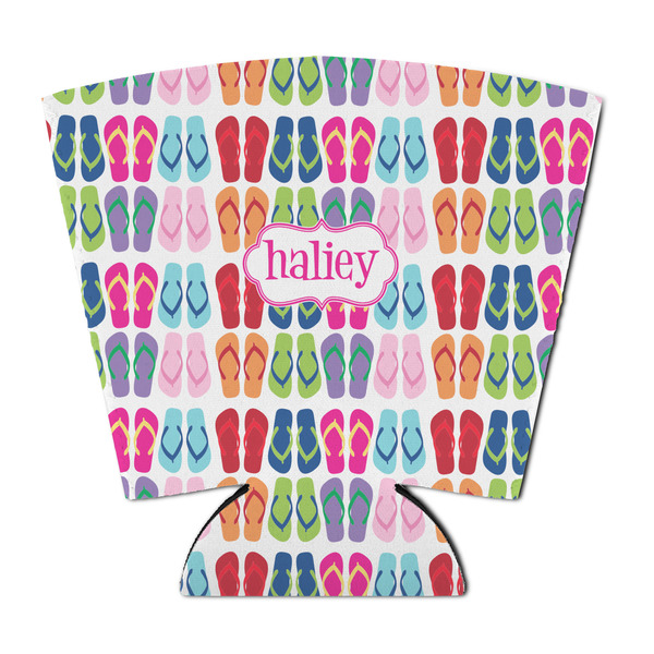 Custom FlipFlop Party Cup Sleeve - with Bottom (Personalized)