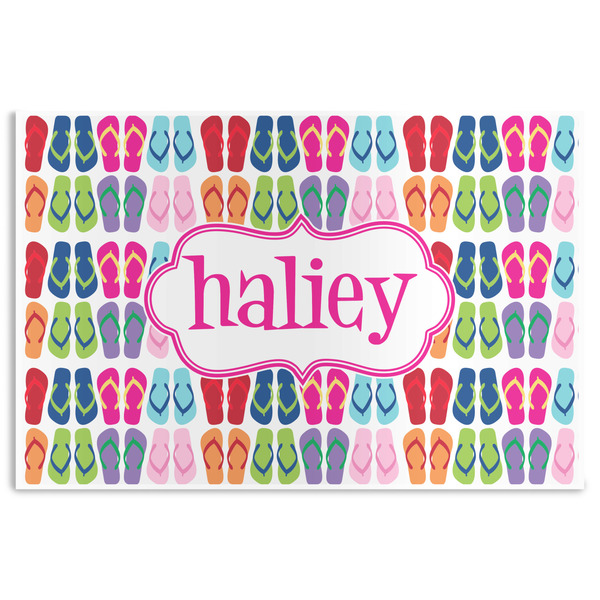 Custom FlipFlop Disposable Paper Placemats (Personalized)