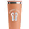 FlipFlop Peach RTIC Everyday Tumbler - 28 oz. - Close Up