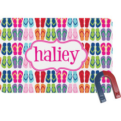 FlipFlop Rectangular Fridge Magnet (Personalized)