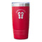 FlipFlop Red Polar Camel Tumbler - 20oz - Single Sided - Approval