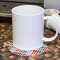 FlipFlop Round Paper Coaster - With Mug