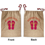 FlipFlop Santa Sack - Front & Back (Personalized)