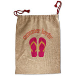 FlipFlop Santa Sack - Front (Personalized)