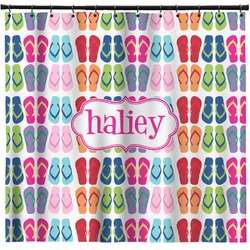 FlipFlop Shower Curtain - 71" x 74" (Personalized)